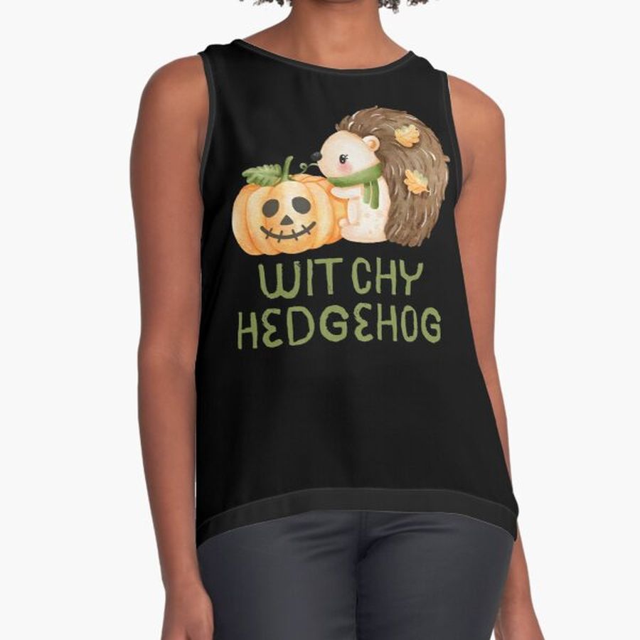 Witchy hedgehog Sleeveless Top