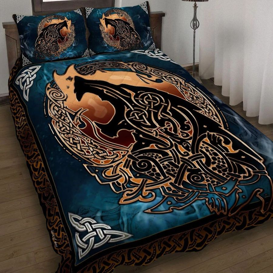 Wolf Viking Quilt Bedding Set