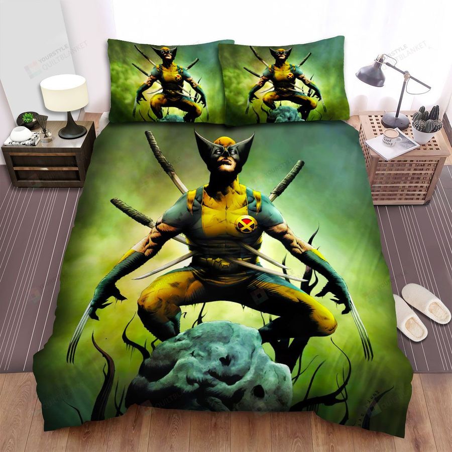 Wolverine Swords Bed Sheets Spread Comforter Duvet Cover Bedding Sets