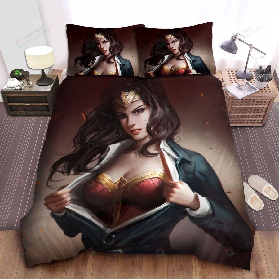 Wonder Woman Heroine Of Dc, When The World Need Her   Bed Sheets Spread Comforter Duvet Cover Bedding Sets