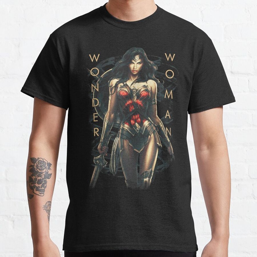 Wonder Woman Movie Armed And Dangerous Classic T-Shirt