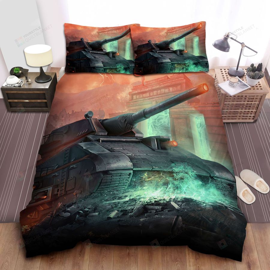 World Of Tanks Stop The Leviathan Bed Sheets Spread Comforter Duvet Cover Bedding Sets