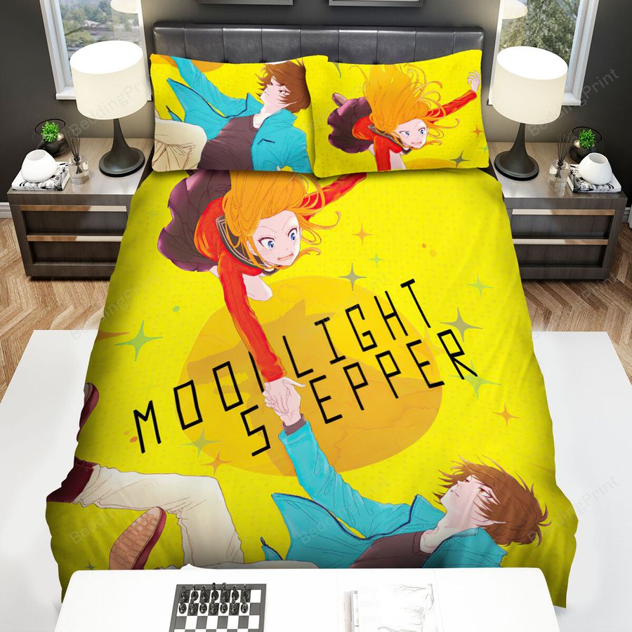 World Trigger Moonlight Stepper Illustration Bed Sheets Spread Duvet Cover Bedding Sets