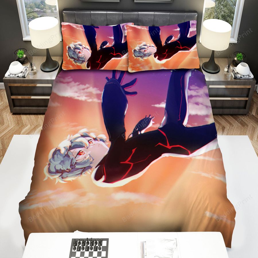 World Trigger Yuma Kuga Falling In The Sky Bed Sheets Spread Duvet Cover Bedding Sets