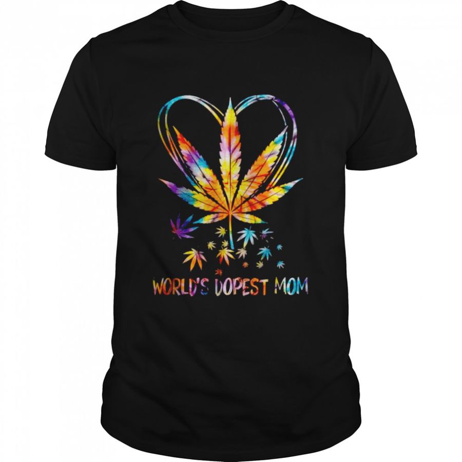 World’S Dopest Mom Weed Leaf 420 Mother’S Day Shirt