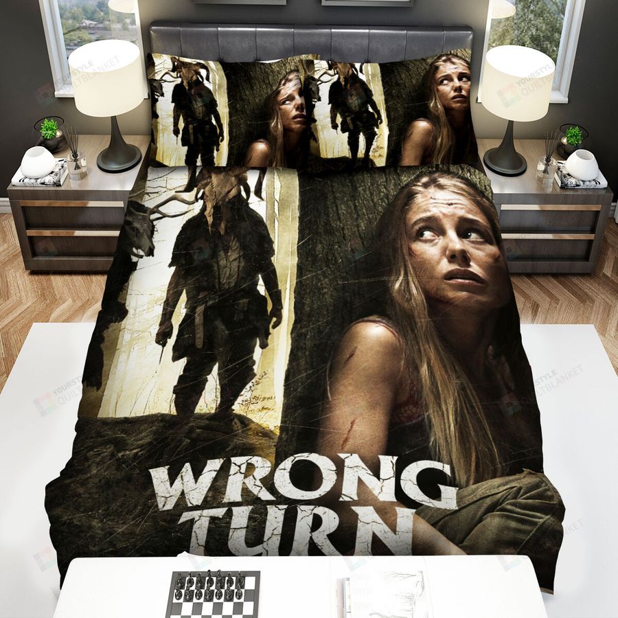 Wrong Turn 7 Never Go Off Trail Movie Poster Bed Sheets Spread Comforter Duvet Cover Bedding Sets