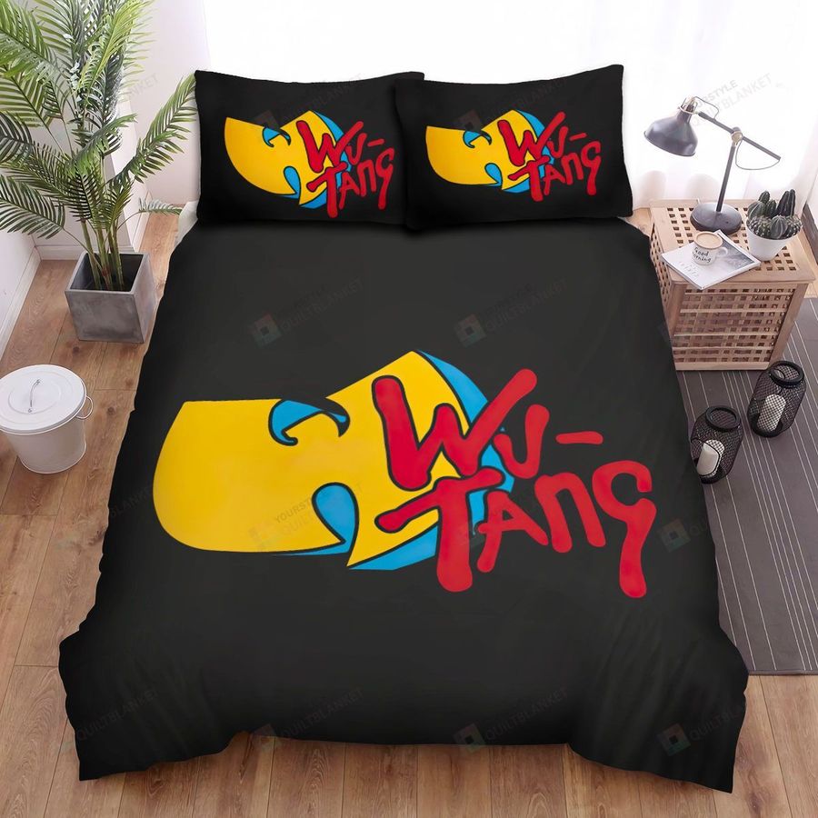 Wu Tang Clan Logo Cartoon Style Bed Sheets Spread Comforter Duvet Cover Bedding Sets