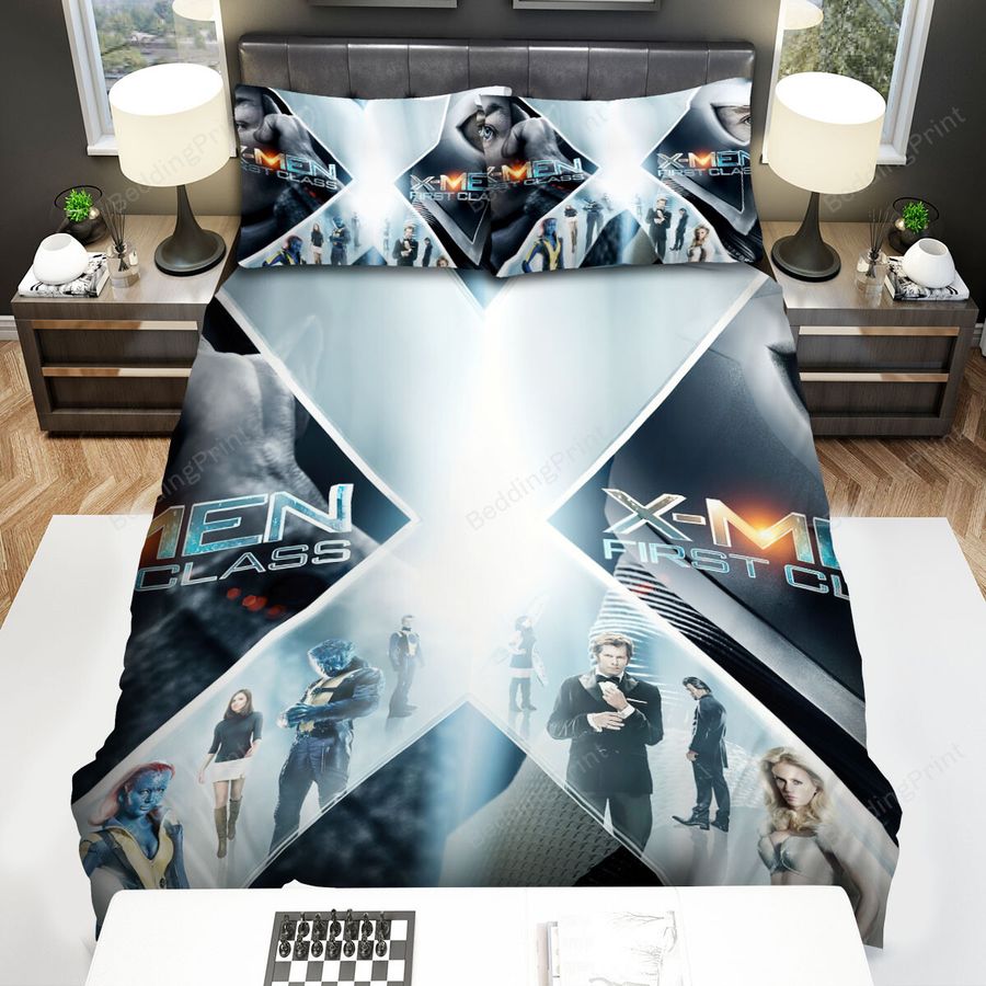 X Men First Class The Rival Bed Sheets Spread Comforter Duvet Cover Bedding Sets