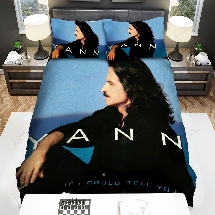 Yanni If I Could Tell You Album Cover Bed Sheets Spread Comforter Duvet Cover Bedding Sets