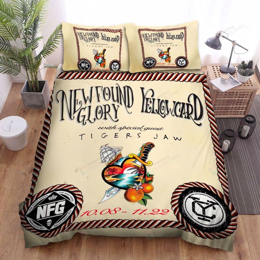 Yellowcard &Amp New Found Glory Bed Sheets Spread Comforter Duvet Cover Bedding Sets