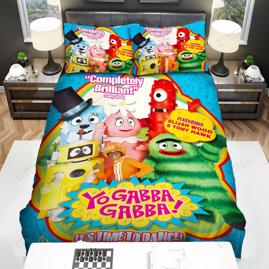 Yo Gabba Gabba! Completely Brilliant Bed Sheets Spread Comforter Duvet Cover Bedding Sets