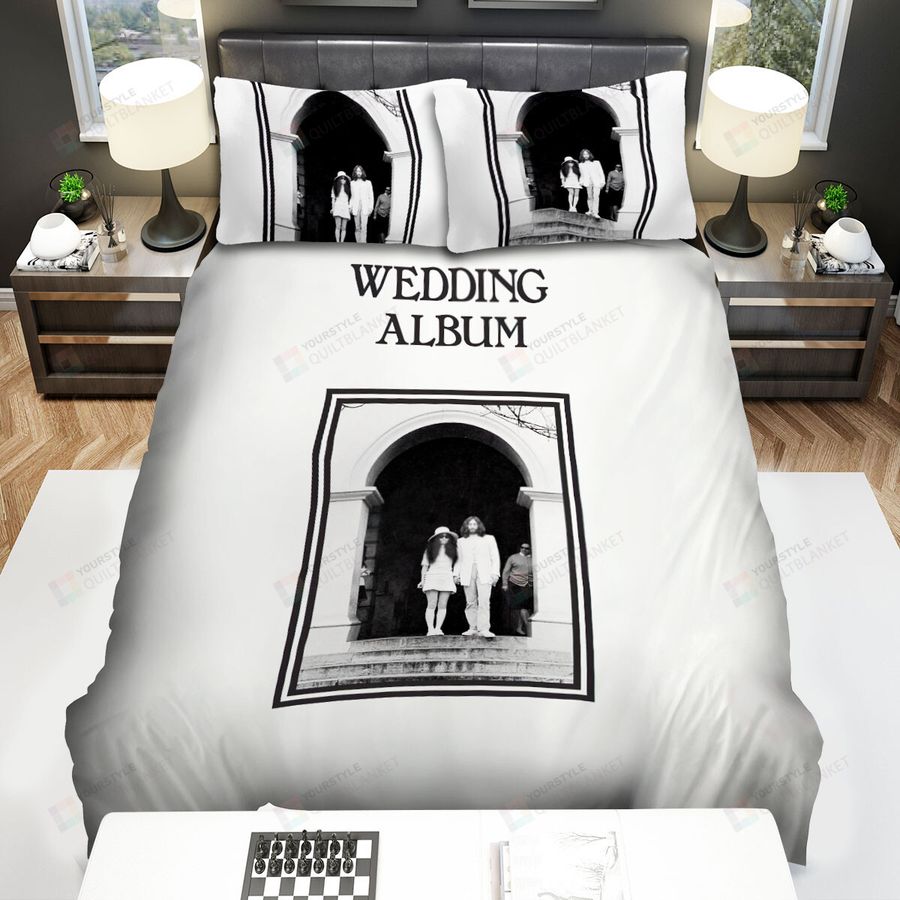 Yoko Ono Wedding Album Bed Sheets Spread Comforter Duvet Cover Bedding Sets