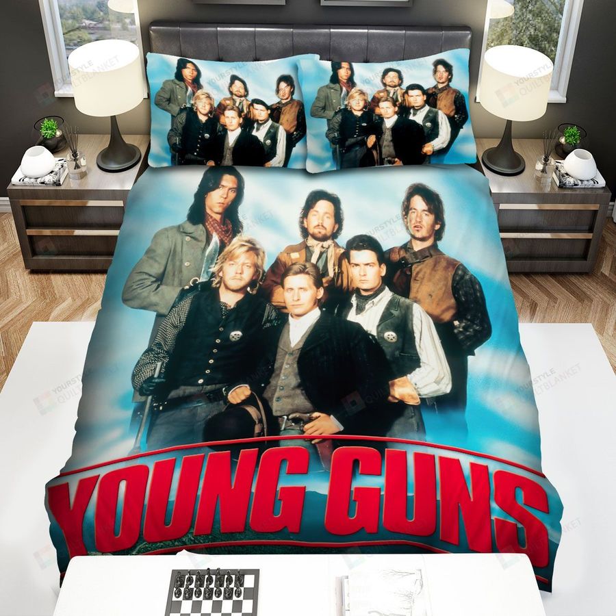 Young Guns Movie Poster 2 Bed Sheets Spread Comforter Duvet Cover Bedding Sets