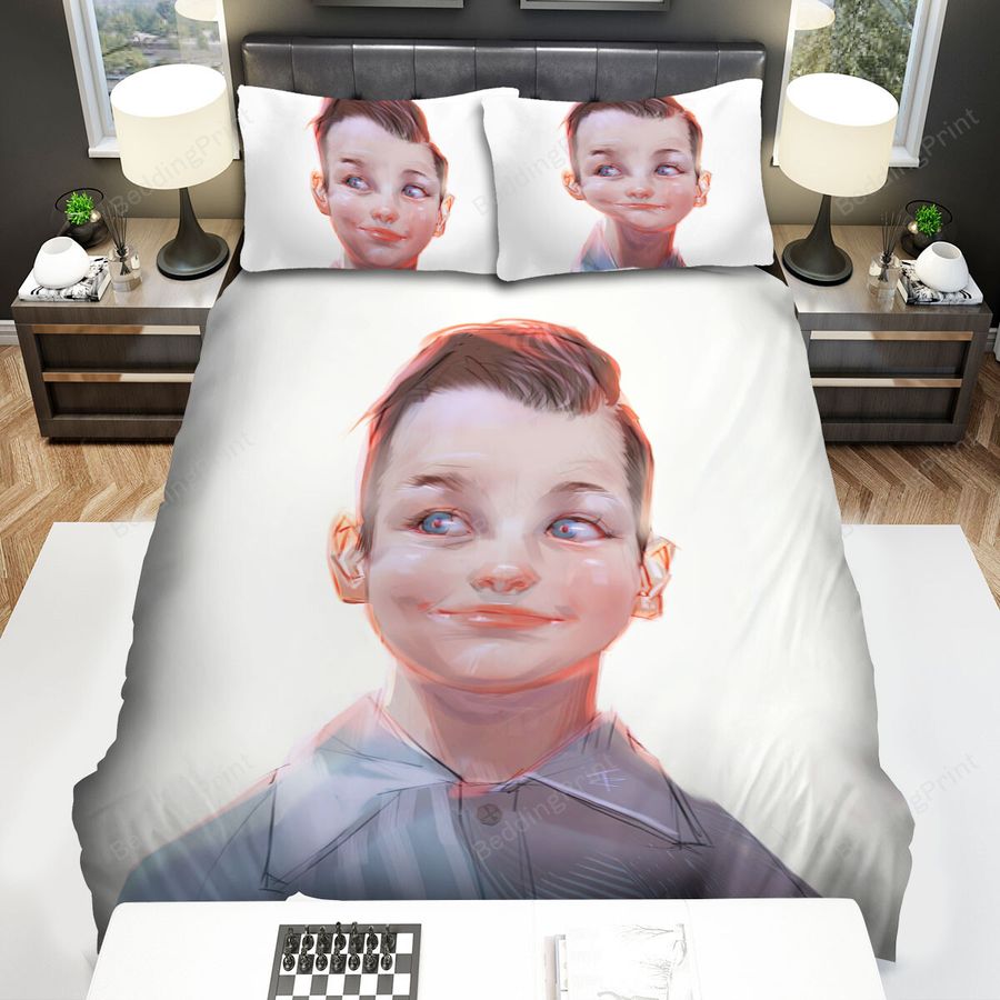 Young Sheldon (2017) Movie Button Up Bed Sheets Spread Comforter Duvet Cover Bedding Sets