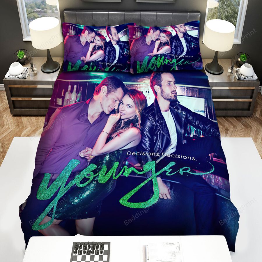 Younger (2015–2021) Decisions, Decisions Movie Poster Bed Sheets Spread Comforter Duvet Cover Bedding Sets