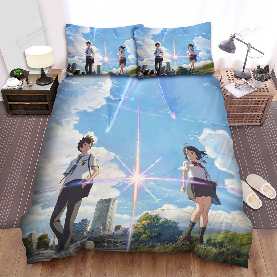 Your Name Kimi No Na Wa Poster Bed Sheets Spread Comforter Duvet Cover Bedding Sets