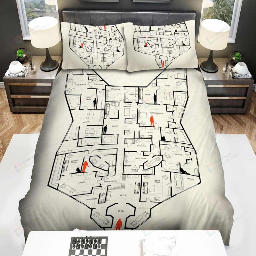You're Next Map Bed Sheets Spread Comforter Duvet Cover Bedding Sets