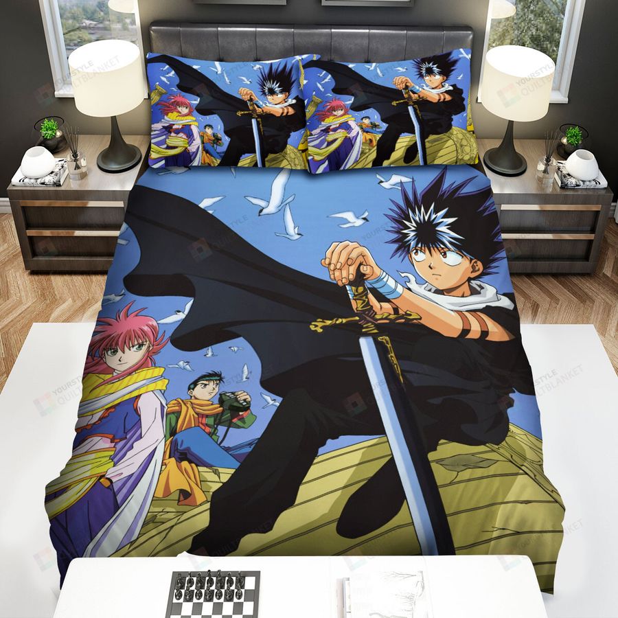 Yu Yu Hakusho Anime Manga Bed Sheets Spread Comforter Duvet Cover Bedding Sets