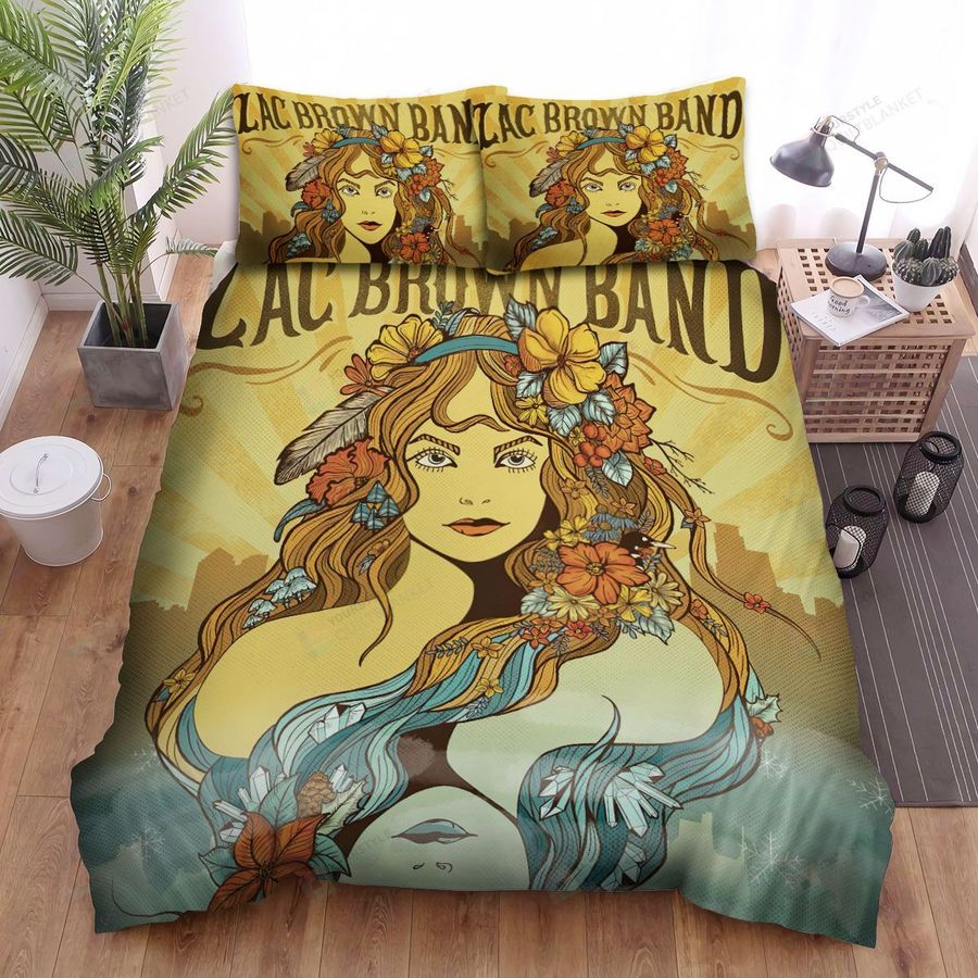 Zac Brown Band Concert In Minnesota Poster Bed Sheets Spread Comforter Duvet Cover Bedding Sets