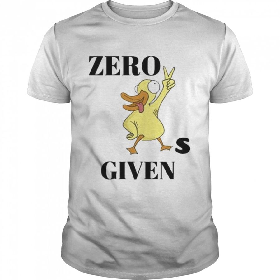 Zero Ducks Given Classic Shirt