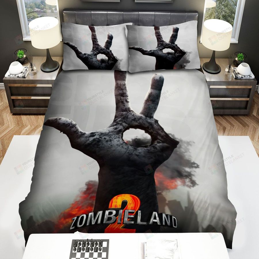 Zombieland Double Tap Movie Dark Photo Bed Sheets Spread Comforter Duvet Cover Bedding Sets