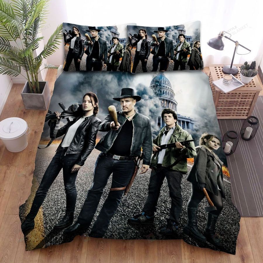 Zombieland Double Tap Movie Poster Iii Bed Sheets Spread Comforter Duvet Cover Bedding Sets